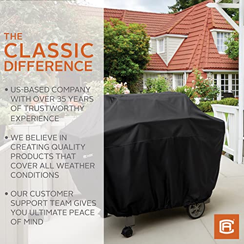 Classic Accessories Water-Resistant 36 Inch Full Coverage Square Fire Pit Cover, Patio Furniture Covers