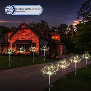 Forlivese Solar Lights Outdoor, Garden Decorative Lights, Solar Landscape Lights, DIY Lights, 105 LED Powered 35 Copper Wires for Walkway Patio Lawn Backyard，Party Decor 2 Pack (Warm-Colors)