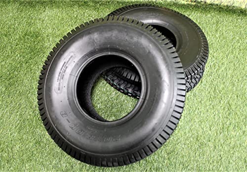 Set of Two 20x8.00-8 4 Ply Turf Tires for Lawn & Garden Mower 20x8-8