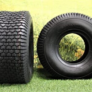 Set of Two 20x8.00-8 4 Ply Turf Tires for Lawn & Garden Mower 20x8-8