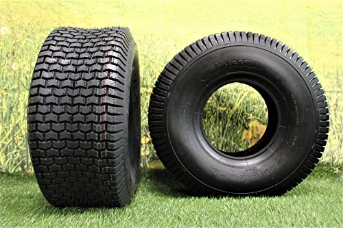 Set of Two 20x8.00-8 4 Ply Turf Tires for Lawn & Garden Mower 20x8-8