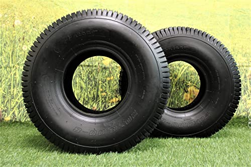 Set of Two 20x8.00-8 4 Ply Turf Tires for Lawn & Garden Mower 20x8-8