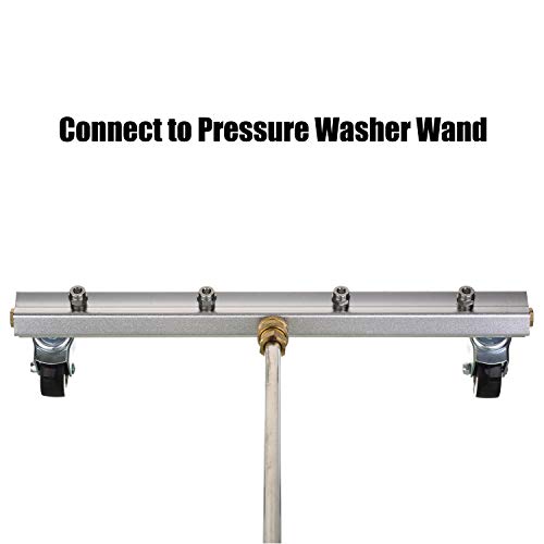 M MINGLE Pressure Washer Undercarriage Cleaner, Under Car Wash, with 45 Degree Angled Wand