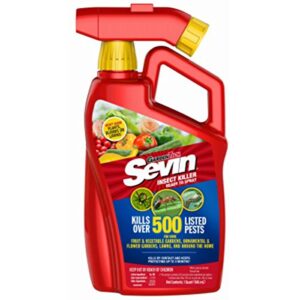 sevin 100525781 ready-to-spray insect killer, kills over 500 pests, 1-qt