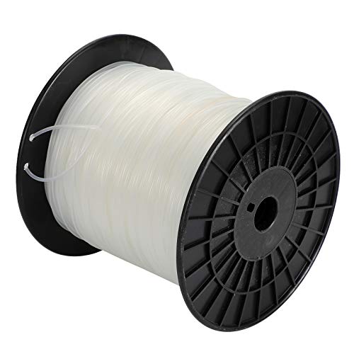 BlueNatHxRPR 2.4 mm/0.095" 3 Pound 840 Feet/ 255 Meters Length Round Spool String Trimmer Line Weed Eater Line