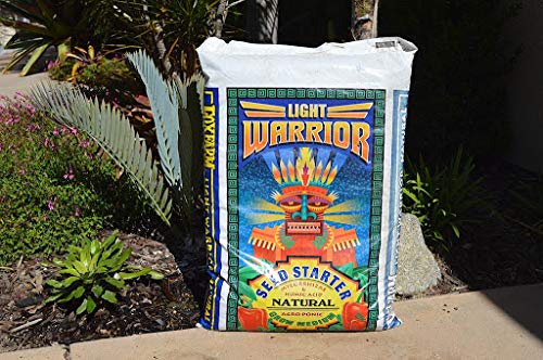 FoxFarm FX14023 Light Warrior Soilless Seed Germinator Starter Mix Garden Potting Mix, 1 Cubic Foot, 2 Pack