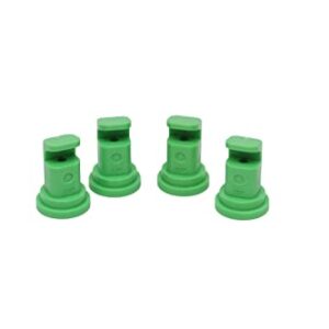 Valley Industries 140° Deflector Broadcast Spray Nozzle - 7.5 Orifice Size, 10 to 45 PSI, Green, 4 Pack