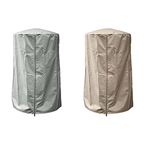 YaptheS Patio Heater Cover, Patio Heater Cover for Electric Heaters Strong and Waterproof Oxford Fabrics for Outdoor/Garden Beige, Patio Heater