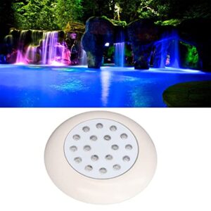 Lazmin112 Pool Light, 1000LM 10W RGB Color Changing LED Pool Lights, IP68 Waterproof Underwater Swimming Pool Spa Light, for Landscapes, Gardens, Public Fountains