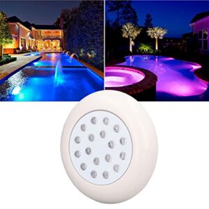 Lazmin112 Pool Light, 1000LM 10W RGB Color Changing LED Pool Lights, IP68 Waterproof Underwater Swimming Pool Spa Light, for Landscapes, Gardens, Public Fountains