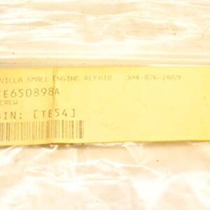 Tecumseh 650898A Lawn & Garden Equipment Engine Screw Genuine Original Equipment Manufacturer (OEM) Part