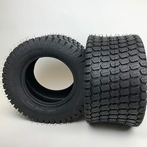 Hoosier Wheel 4 Ply Lawn Mower Tire - Set of 2 Tires (Compatible with JD Mowers and Many More)