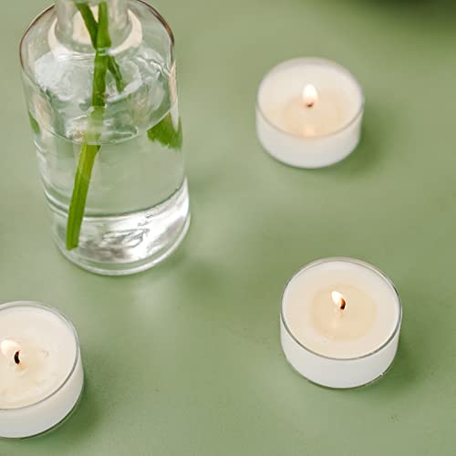 Murphy’s Naturals Mosquito Repellent Tea Light Candles | DEET Free | Made with Essential Oils and a Soy/Beeswax Blend | 4 Hour Burn Time Per Candle | 12 Candles Per Box