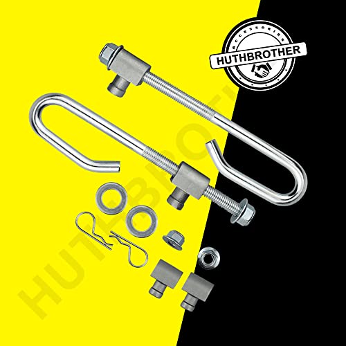 Huthbrother GX24864 GX21718 Deck Lift Hanger Rod kit, Compatible with John Deere 14M7465 GX26085 24M7053, for E130 Deck Lift Link Kit GX24864A GX24864B, Set of 2