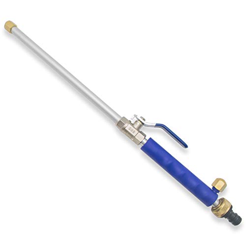 Winvin High Pressure Power Washer Wand, Watering Sprayer Cleaning Tool, Hydro Jet Water Hose Nozzle,Water Hose Wand Attachment Colour Blue