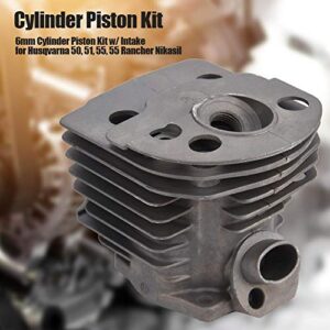 Cylinder Piston Gasket Kit for Husqvarna 50,51,55 Rancher Nikasil Engine Patio Garden Lawn Replacement Tools 46mm