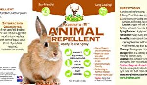 Bobbex Animal Repellent Ready-to-Use E-Z Pump Outdoor Rabbit, Squirrel, and Chipmunk Repeller Spray (48 oz.) 4V-LCOP-C4OP