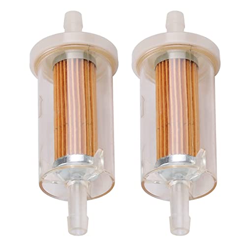 Hipa Pack-Of-2 695666 Fuel Filter for 845125 691035 493629 John Deer D100 D105 D110 D120 D125 D130 D140 D150 D155 D160 D170 L105 L108 L111 L120 L118 LA120 LA130 LA125 LA115 LA105 Lawn Mower Tractor