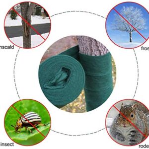 Feitore 2 Pack Tree Wrap, Breathable Fabric Tree Protector Wrap Thick Winter-Proof Tree Guards for Warm Keeping and Moisturizing