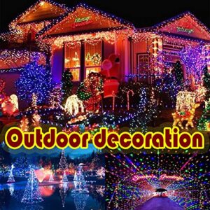 Christmas Lights Outdoor 405FT 1000 LED Long String Lights, Waterproof Plug in Twinkle Fairy Lights with Remote, 8 Modes Timer Dimmable for Xmas Tree Christmas Decorations Garden Party Warm White