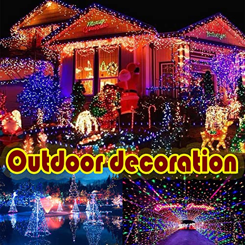 Christmas Lights Outdoor 405FT 1000 LED Long String Lights, Waterproof Plug in Twinkle Fairy Lights with Remote, 8 Modes Timer Dimmable for Xmas Tree Christmas Decorations Garden Party Warm White