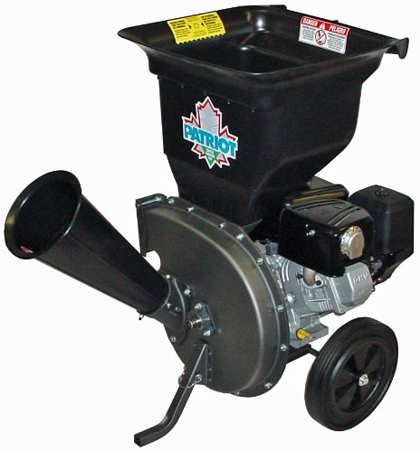 Patriot Products CSV-3100B 10 HP Briggs & Stratton Gas-Powered Wood Chipper/Leaf Shredder