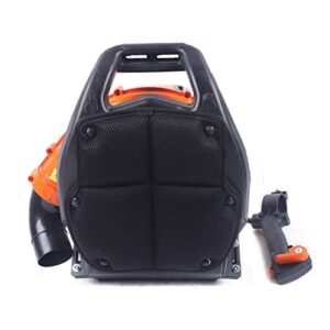 42.7cc Horizontal Bar Air-Cooled 2 Stroke Backpack Gas Powered Leaf Blower Snow Blowing Machine Grass Blower 6800r/min for Outdoor Lawn Garden Yard Cleaning