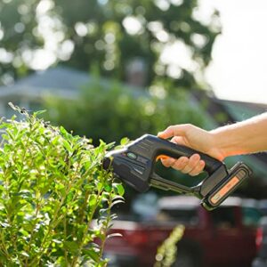 Scotts Outdoor Power Tools LSS020S 20-Volt Cordless Shrub Shear Combo, 1.5Ah Battery & Fast Charger Included, Black