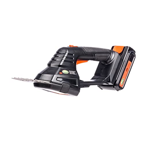 Scotts Outdoor Power Tools LSS020S 20-Volt Cordless Shrub Shear Combo, 1.5Ah Battery & Fast Charger Included, Black