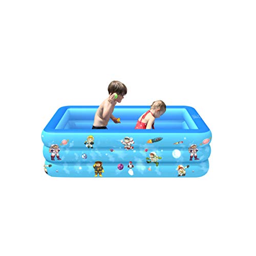 BESPORTBLE Inflatable Swimming Pool, PVC Inflatable Pool Summer Outdoor Home Garden Backyard Kids Swimming Pool (120cm 2 Layers) Swimming Pools