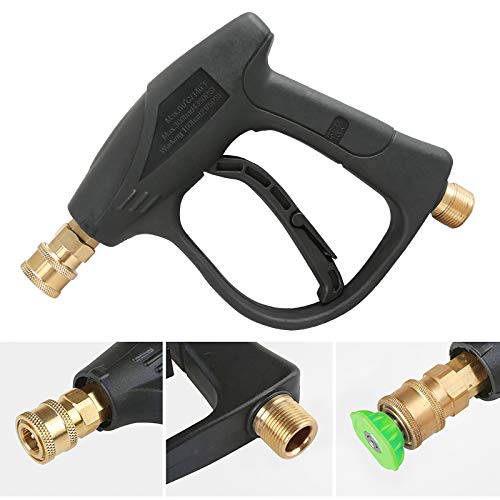 Sooprinse High Pressure Washer Gun,3000 PSI Max with 5 Color Quick Connect Nozzles, Car Foam Gun Foam Cannon Blaster Set