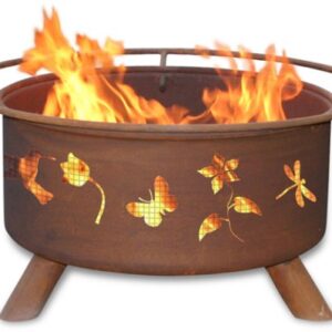 Patina Products F110, 30 Inch Flower & Garden Fire Pit