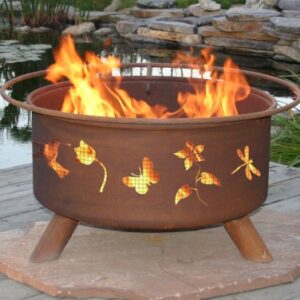 Patina Products F110, 30 Inch Flower & Garden Fire Pit