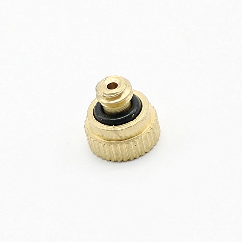 20pcs Brass Misting Nozzles Wate Mist Fogging Fine Spray Nozzle Garden 0.016"