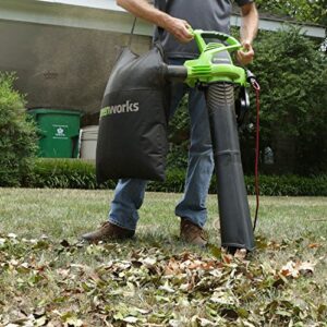 Greenworks 12 Amp 2-Speed (230 MPH / 375 CFM) Blower / Vacuum