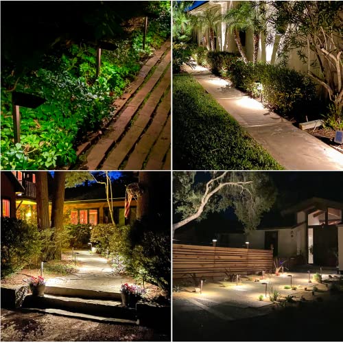 Malibu Outdoor Landscape Lighting Low Voltage Led Pathway Light 22 Lumen Floodlight 12V Warm White Garden Light for Driveway Yard Lawn Equinox 2101-01