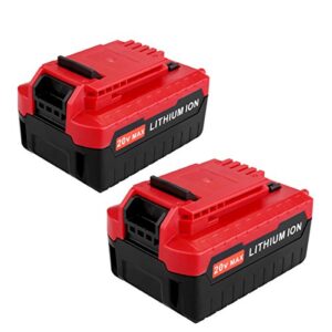 biswaye 2-pack 20v max lithium battery pcc685l replacement for porter cable 20v battery pcc681l pcc680l pcc682l pcc683l 20v drill tools pcc601 pcc670 pccw205b battery