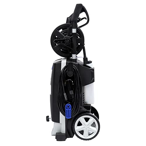 AR Blue Clean AR390SS Electric Pressure Washer-2000 PSI, 1.4 GPM, 14 Amps Quick Connect Accessories, Integrated Design, On Board Storage, Portable Pressure Washer, High Pressure, Car washer, Patio