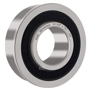 5/8" Bearing (Pack - 10), ID 5/8" x OD 1-3/8" - Lawn Mower and Wheelbarrows & Carts Wheel Bearing - Marathon# 60602 Flanged Precision Ball Bearing.