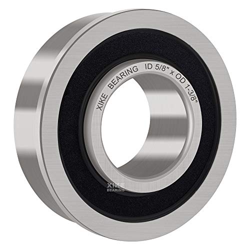 5/8" Bearing (Pack - 10), ID 5/8" x OD 1-3/8" - Lawn Mower and Wheelbarrows & Carts Wheel Bearing - Marathon# 60602 Flanged Precision Ball Bearing.