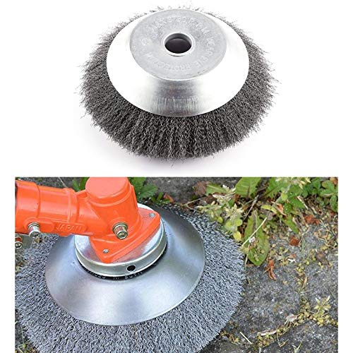 SOFW Wire Trimmer Blade Steel Wire Wheel Garden Brush Lawn Mower Cutter Blade Trimmer Metal Blades Trimmer Head Garden Grass Trimmer Head