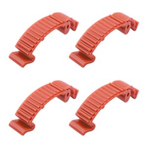 atunee 4pcs top cylinder cover snap clip buckle for husqvarna 435 440e 445 450 450e 570 575 576 chainsaw garden lawn