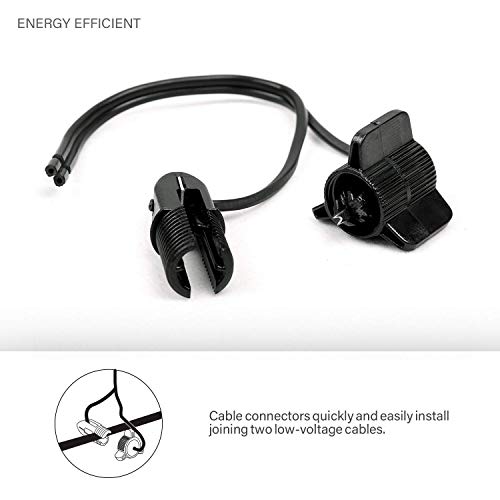 Malibu Low Voltage Cable Connectors for Landscape Lighting 2 Packs Fast Lock Twist Series 8101-4802-02