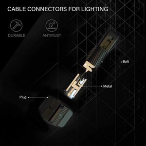 Malibu Low Voltage Cable Connectors for Landscape Lighting 2 Packs Fast Lock Twist Series 8101-4802-02
