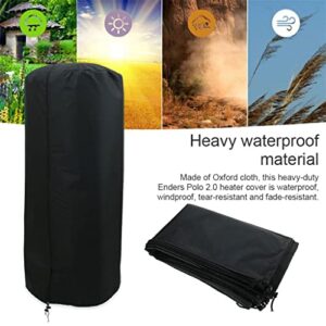 YLYAJY Garden Gas Heater Cover Waterproof Outdoor Furniture Patio Dustproof Protective Cover Oxford Cloth with Zipper