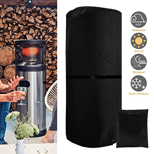 YLYAJY Garden Gas Heater Cover Waterproof Outdoor Furniture Patio Dustproof Protective Cover Oxford Cloth with Zipper