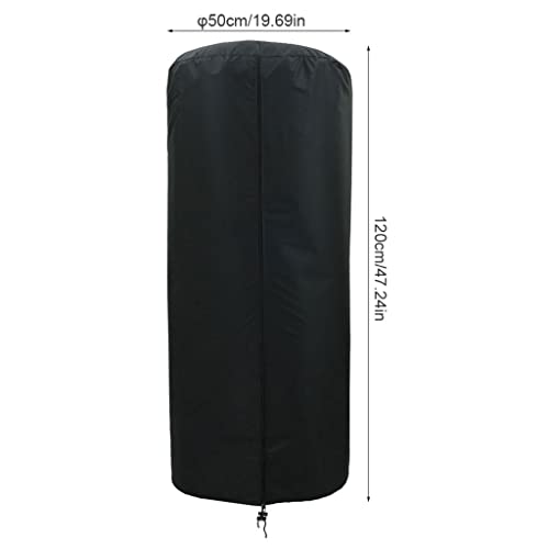 YLYAJY Garden Gas Heater Cover Waterproof Outdoor Furniture Patio Dustproof Protective Cover Oxford Cloth with Zipper