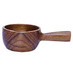 doitool wooden water ladle japanese style wooden scoop ladle water dipper bath scoop for water sauna garden tea