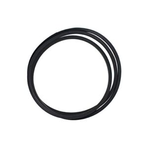 UpStart Components 2-Pack M144044 Drive Belt Replacement for John Deere X384 Lawn and Garden Tractor - PC12712 - Compatible with M152284 Transmission Belt