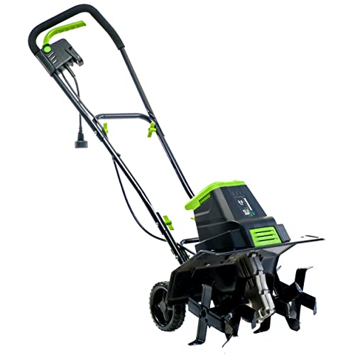 Earthwise Power Tools by ALM TC70125EW Tiller, 16-Inch, 12.5-Amp, Black